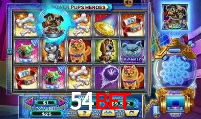 Slots com jackpots e giros grátis na 54bet