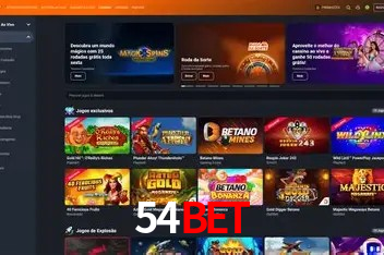 Jogos com bônus e suporte 24h na 54bet